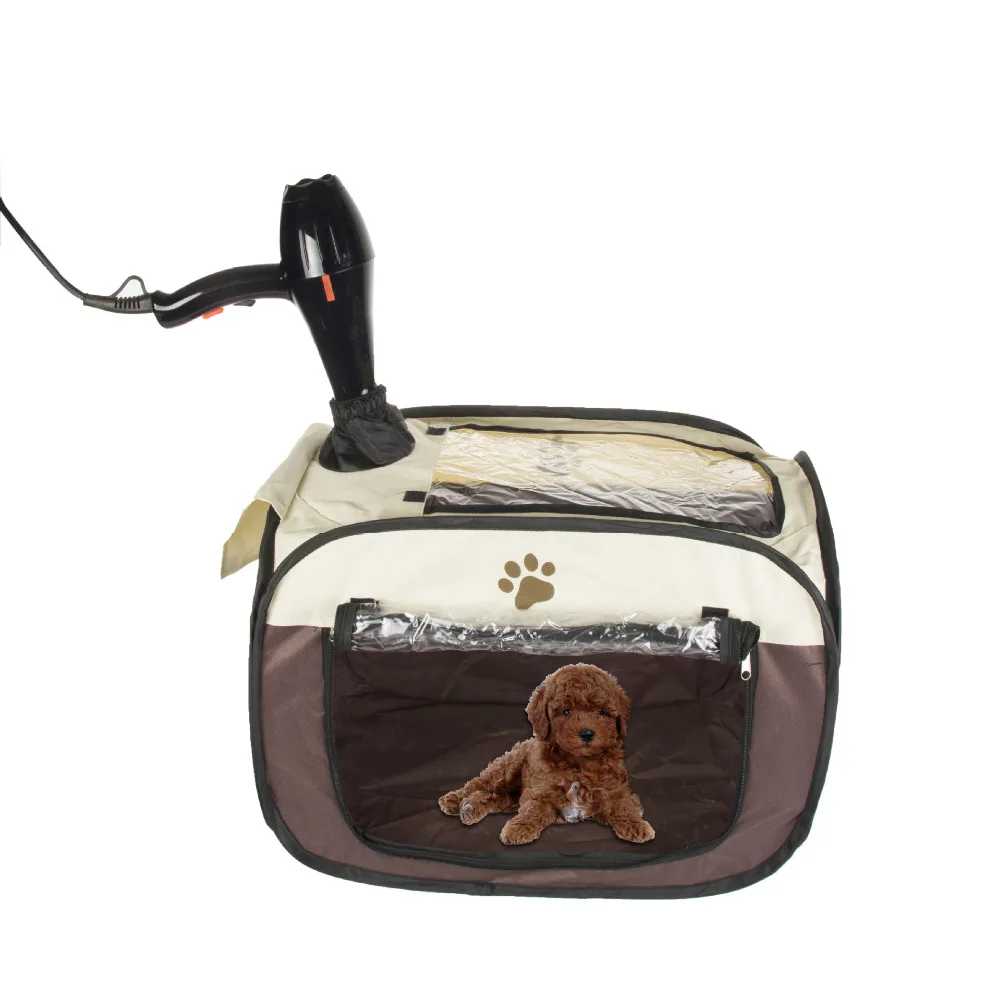 Pet Drying Box Square Folding Portable Car Pet Cage Pet Supplies