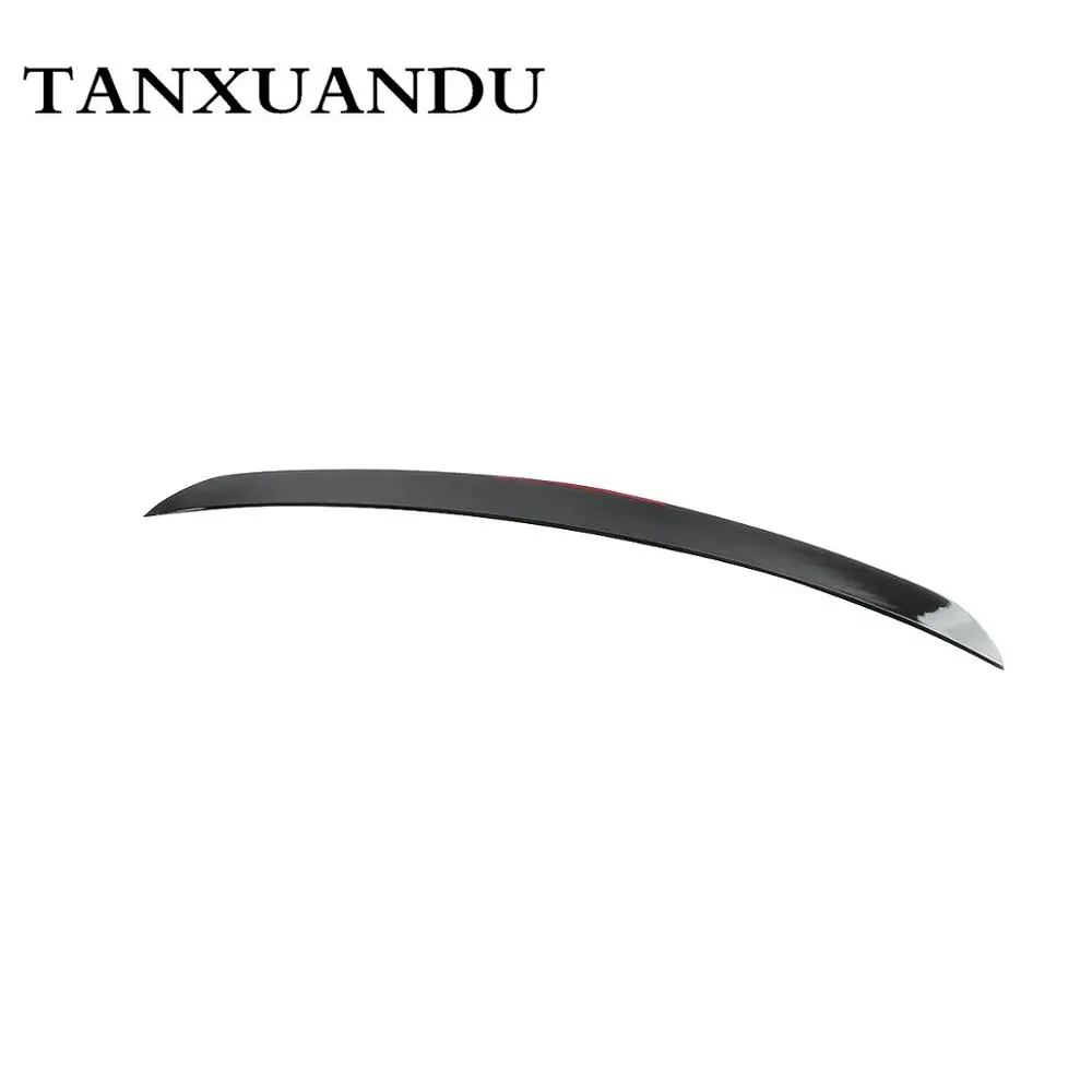

Painted Black Rear Factory-Style Trunk Lip Spoiler Wing w/Marker Light Reflector Lamp JX Type Fit For AUDI A6 C7 C7.5 2012-2018