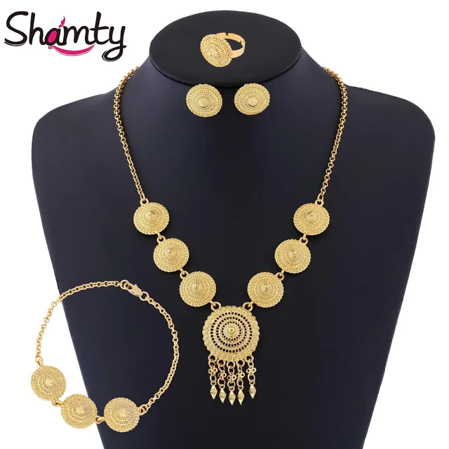 pure gold jewellery set for wedding