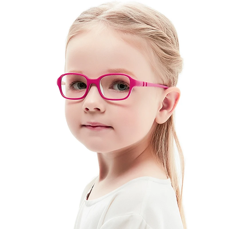 Beste Kirka Flexibele Kids Brillen Frame TR90 Kinderen Bril Onbreekbaar Veilig Licht Jongens Meisjes Optische Glazen Frame Kids Bril