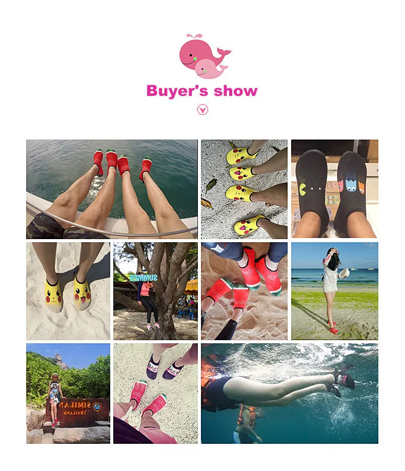 1 (3)Kids Quick Drying Wading Shoes Swim Water Footwear Barefoot LightWeight Aqua Socks For Kids' Sneakers Children Slippers