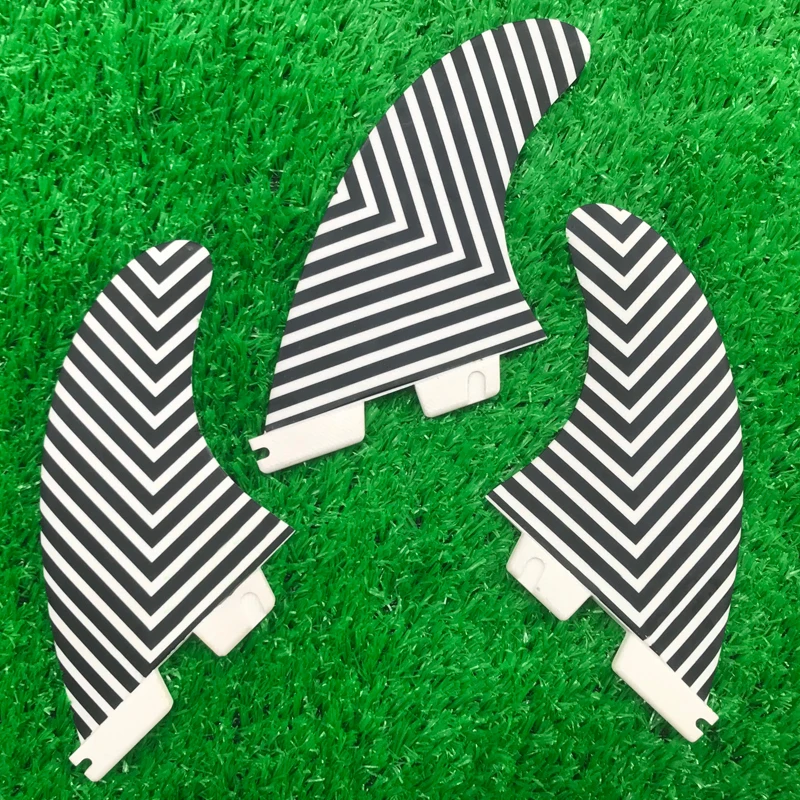 

Zebra Crossing FCS II Surfboard Shortboard Fins Fiberglass Fins