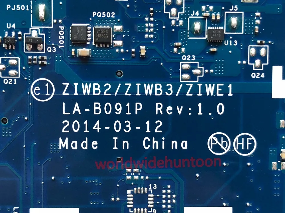 Классическая материнская плата для ноутбука Lenovo B50 70 с ЦП SR1EB i7 4510U PN 5B20G46186