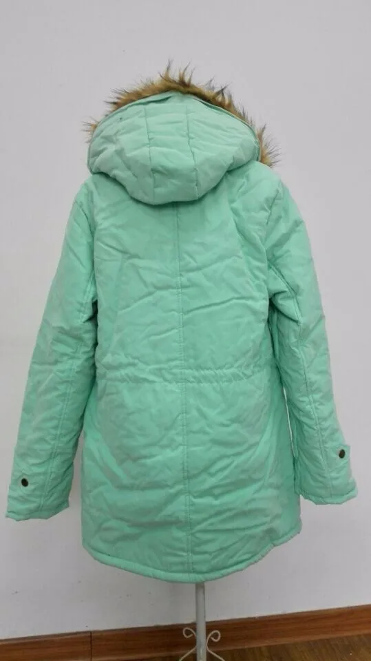 New Parkas Female Women Winter Coat Thickening Cotton Winter Jacket Womens Outwear Parkas For Women Winter (10-20W)