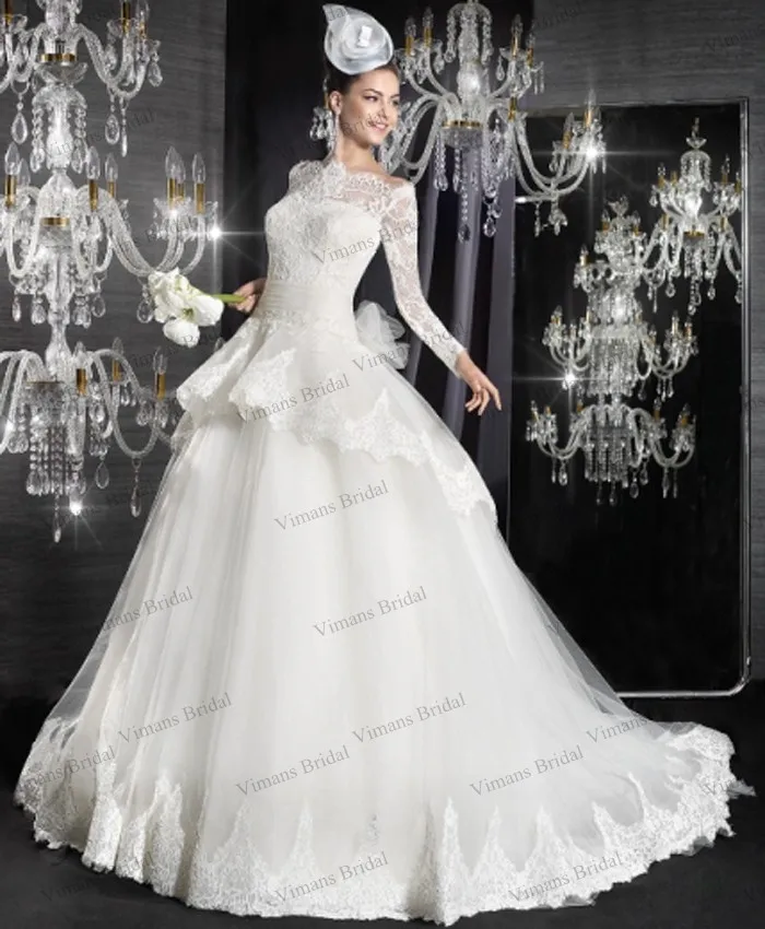 Organza Overlay Wedding Dress 4
