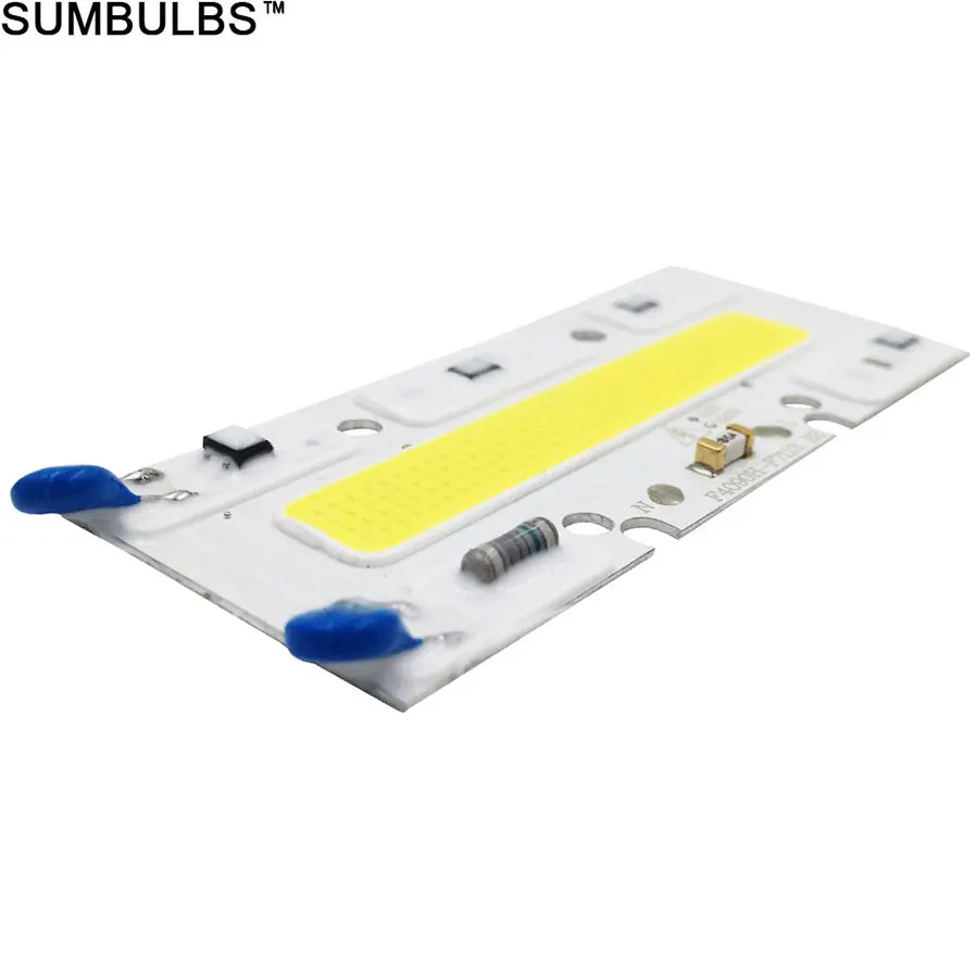 Sumbulbs AC 110V 220V COB светодиодный смарт микросхема 150W 100 Вт 70 50 30 светодиодные лампы