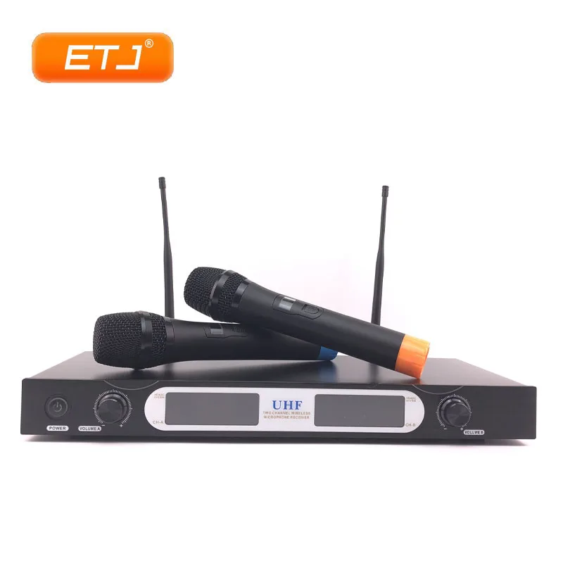 

Professional Wireless Microphone 2 Handheld Transmitter Wireless Microfone N-800