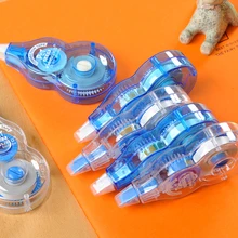 6 unidades/pacote fita adesiva branca do rolo 8m x 5mm da fita da correção para a fita do apagador do erro do estudante material de escritório escolar artigos de papelaria