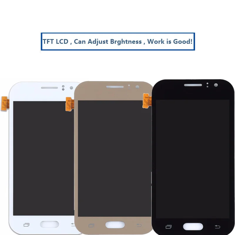 

Can Adjust Brightness LCD For Samsung Galaxy J1 Ace J110 SM-J110F J110H LCD Display Touch Screen Digitizer Assembly Replacement