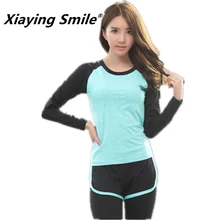 Xiaying Smile женский дышащий 11 цветов спортивный бег Йога 3 шт. набор Быстросохнущий тренажерный зал, фитнес, Йога набор спортивная одежда костюм