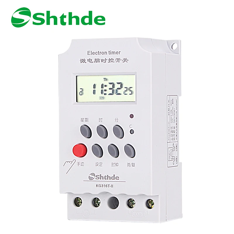 

Shthde control switch timer for household lamp timer switch bell instrument switch delay KG316T-II controller