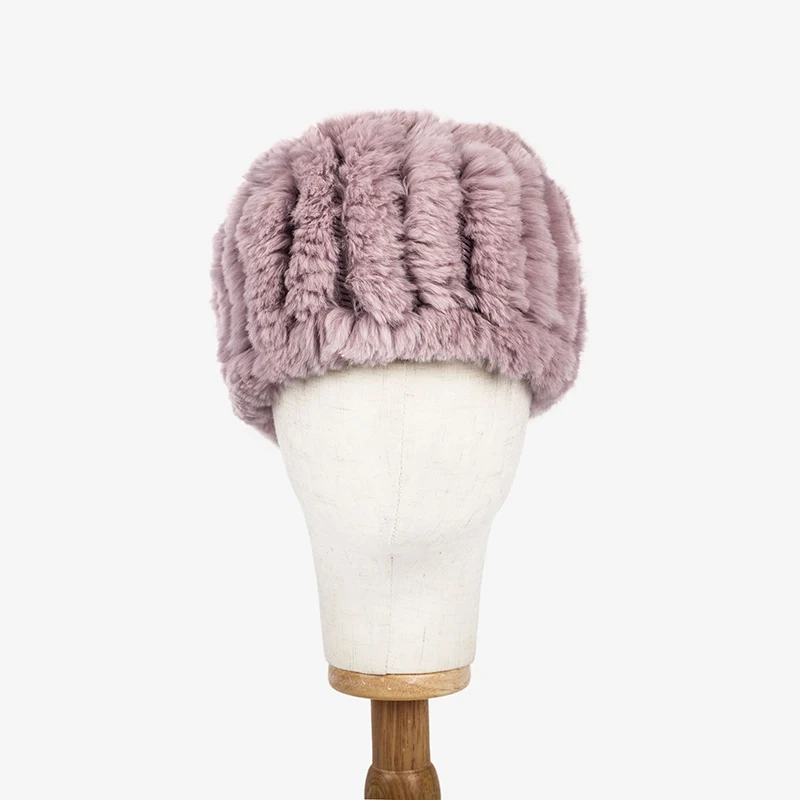 cameo pink Pudi SF714 зимний женский шарф из натурального кроличьего меха, брендовые новые шарфы из натурального меха для девушек, кольца, шейный платок - Цвет: cameo pink