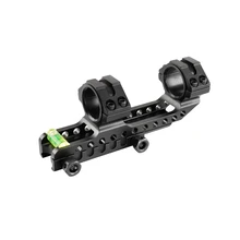SPINA оптика тактический 30 мм двойное кольцо консольный сверхмощный прицел крепление с пузырьковым уровнем подходит 20 мм рельсы Охотничьи аксессуары