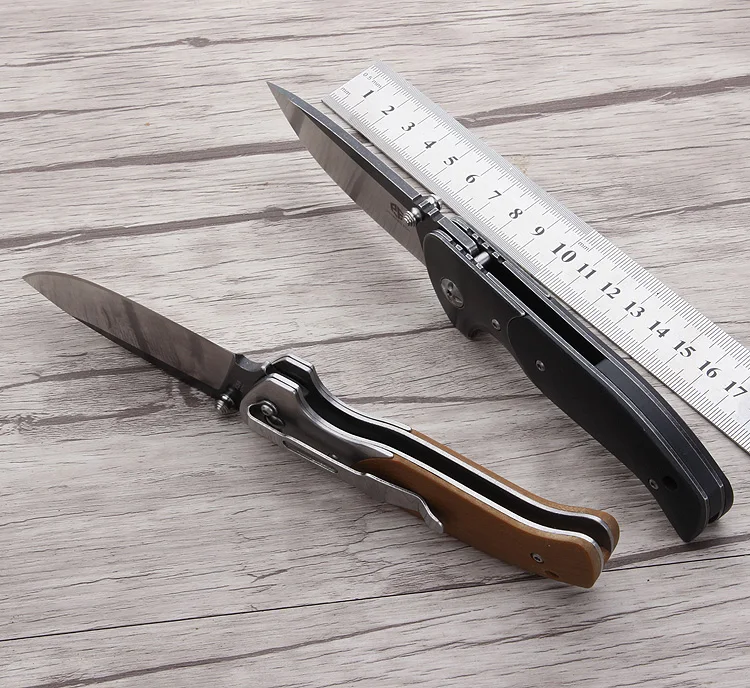 Окаменелый рыбий PF-711 AUS-8 лезвие G10 ручка складной нож 60HRC Кемпинг Охота выживания тактическое назначение EDC карманный нож