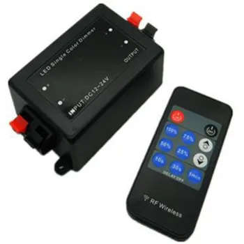 

dimmer DC12-24V RFT2 LED Single Color Dimmer With RF Remote Controller Brightness For LED Spot 8A 11 Key for led strip