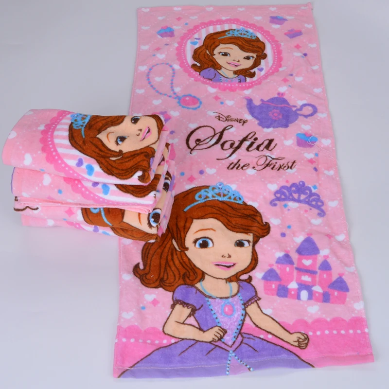 

Japan Sofia Cute Princess Cotton Children Girl Face Hair Towel Birthday Gift
