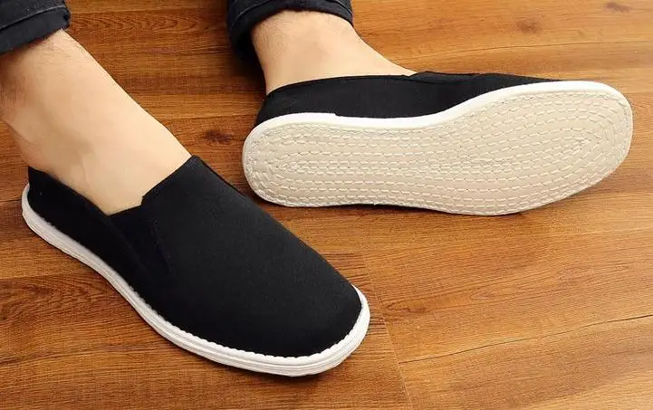 

UNISEX multi-layer cotton male manual cotton kung fu tai chi shoes wing chun wushu martial arts sneakers EU35~50