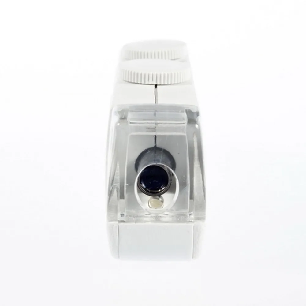 Ручной 160X-200X увеличение зум-объектив светодиодный светильник ed светильник Светодиодные лампы карманный микроскоп увеличительное стекло лупа