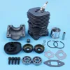 Cylinder Piston Pan Crank Bearing Seal Gasket Kit For MCCULLOCH MAC CAT 335 435 440 338 438 444 Chainsaw Nikasil Plated 3