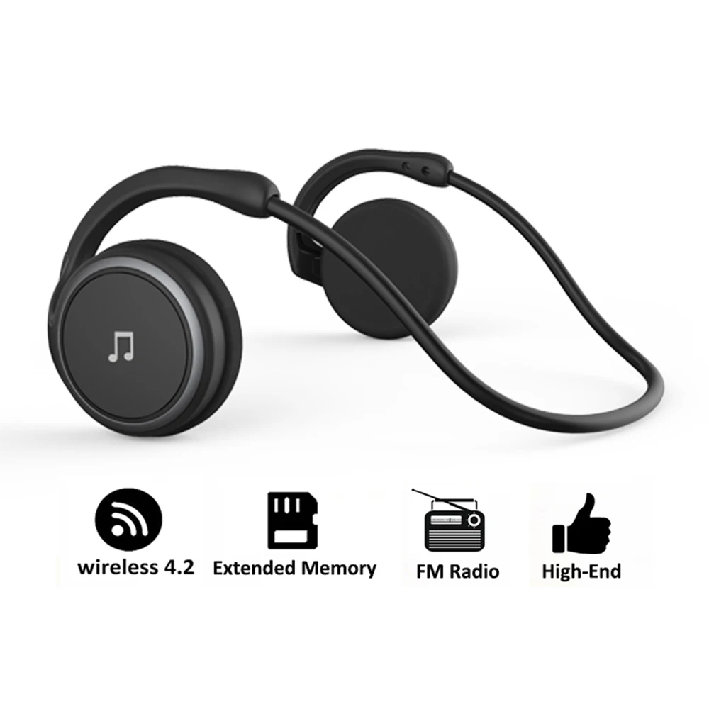 Arikasen Bluetooth earphone sport MP3 Player Headset FM Radio extended