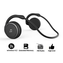 Arikasen Bluetooth earphone sport MP3 Player Headset FM Radio extended memory wireless headphone player bluetooth headphone mic sport bluetooth earphone running mp3 player headphone fm radio wireless headset voice prompt built in 8g fone de ouvido kulakllk