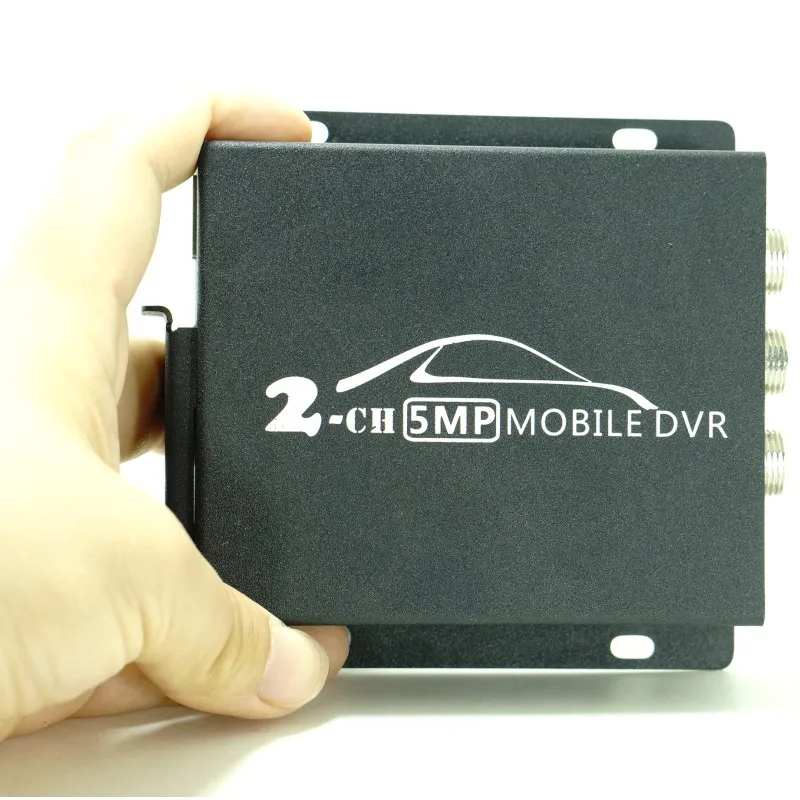  10 pz/lotto HD 1080 P 2CH MINI mobile dvr In Tempo Reale SD Card AHD DVR 2 Canali Video/Audio Input