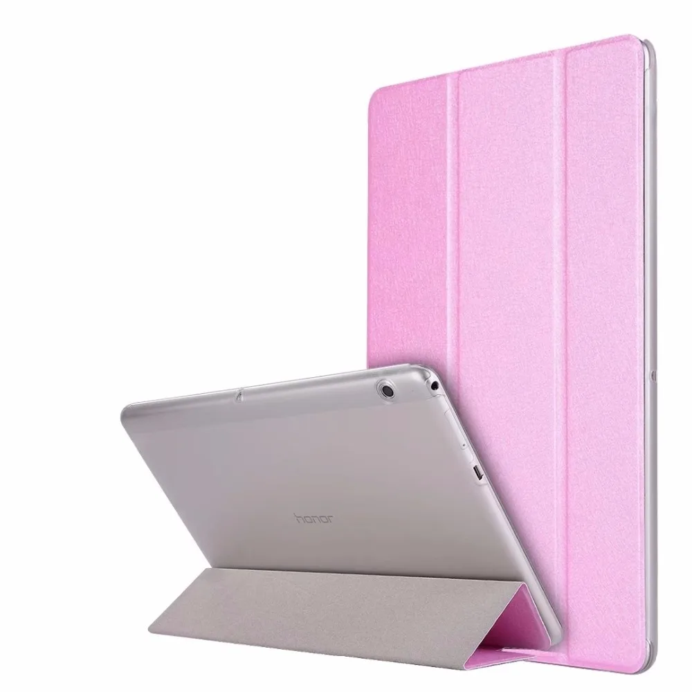 

ocube DHL/EMS Back Transparent Silk Print PU Leather Cases Cover For Huawei MediaPad T3 10 AGS-L09 AGS-L03 9.6"Tablet PC