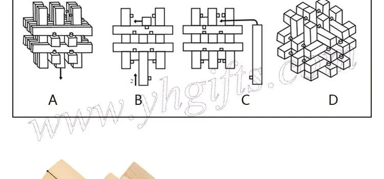9 видов конструкций/Лот. Высококачественная деревянная 3D Блокировка, Конг Мин замок, тренировка IQ Игрушки, магические кубики. Головоломка Куб. Классические игрушки