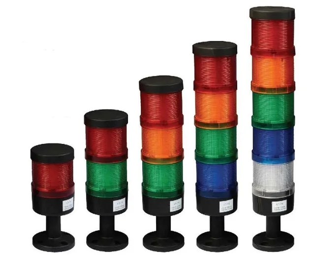 LED Signal Stack Light Safety Tower LT70 5 no Buzzer Flash, Steady and Rotation 3 in 1in