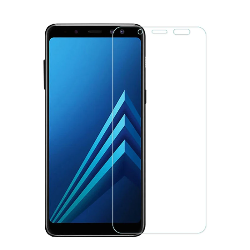 2pcs Protector phone For Samsung Galaxy A8 A9 Star Lite S8 Active Xcover 3 4 S4 mini Tempered Glass Film Protective Screen | Мобильные