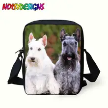 Элегантный дизайн детская школьная сумка Скотти собак messebger сумка Детские школьные рюкзаки для дошколят, мальчиков и девочек Mochila Infantil Сумки из натуральной кожи