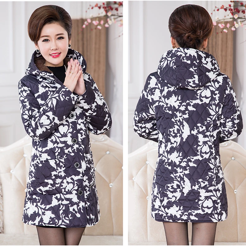 photo D'âge Long Color1 Color6 Élégant photo Plus Hiver Photo Femmes Color4 Manteau Chinois Color2 marron Parka photo photo Moyen Femme 2016 Mujer Veste Size Color5 Abrigos YqRpwaEx