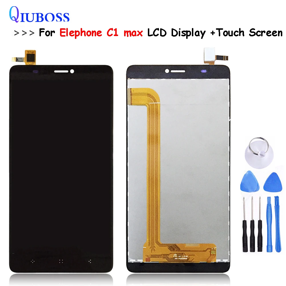 

For Elephone C1 Max LCD Display+Touch Screen Assembly Repair Part 6.0 inch Mobile For C1 Max display