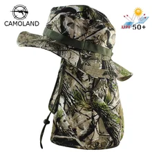 Тактические камуфляжные шапки Boonie, непальская Кепка, шапка-ведро, Военная Мужская армейская Военная Кепка для пешего туризма, рыбалки, с закрылками, UV UPF50