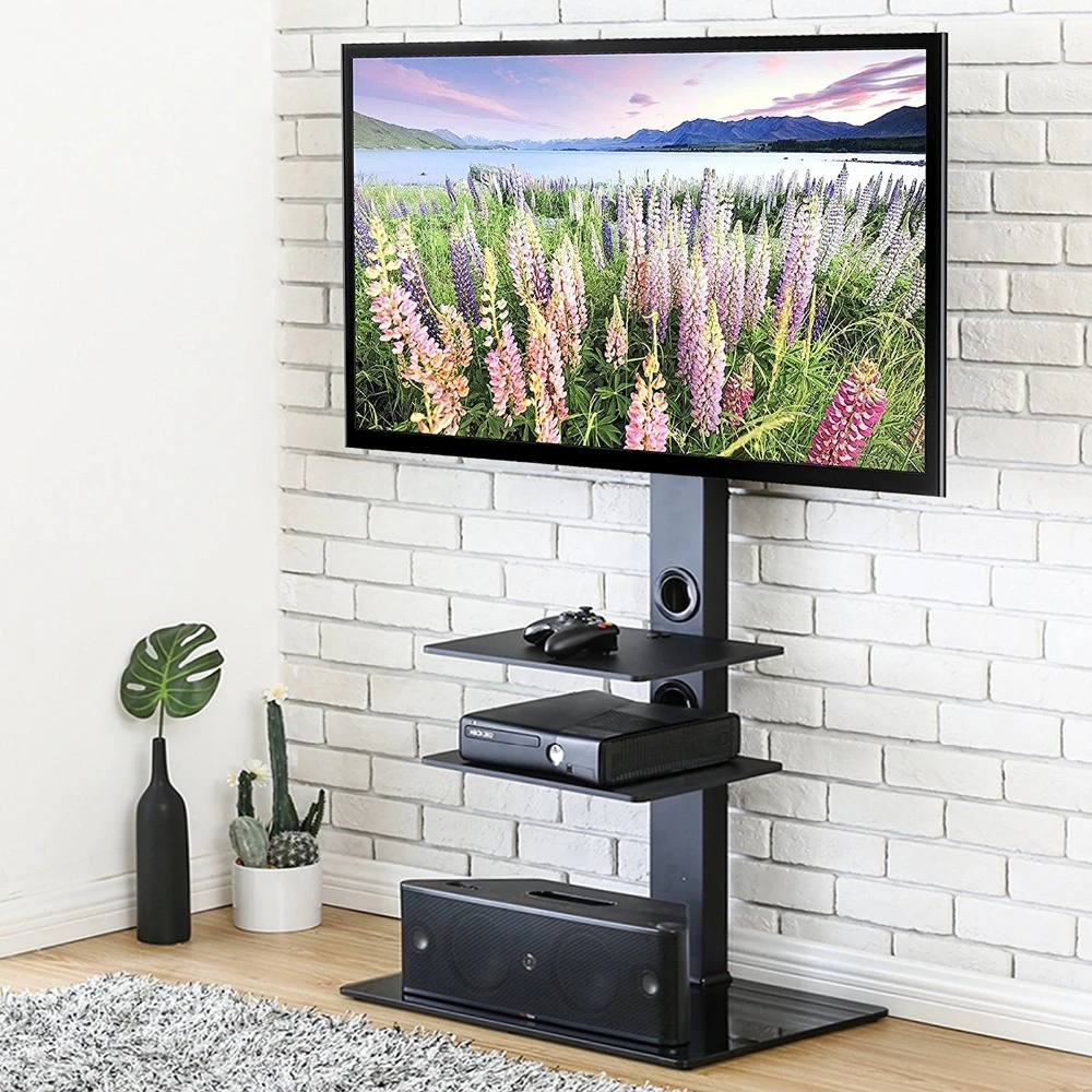 Fitueyes Swivel Tv Stand With Mount For 32 65 Inch Flat Screen Tv Entertainment Center Height Adjustable Tv Stand Tv Stand With Mountswivel Tv Stand Aliexpress