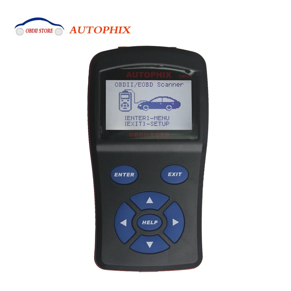 Newest OBDMATE OM520 LCD OBD2/EODB Car Diagnostic Scanner OBDII Interface OM520 OBD 2 II Auto Diagnostic-Tool Scanner 2 8 lcd car vehicle diagnostic tool scanner red