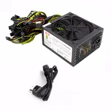 1300W Power Supply For 6GPU Eth Rig Ethereum Coin Mining Miner Dedicated Machine High Efficiency Stable Performance