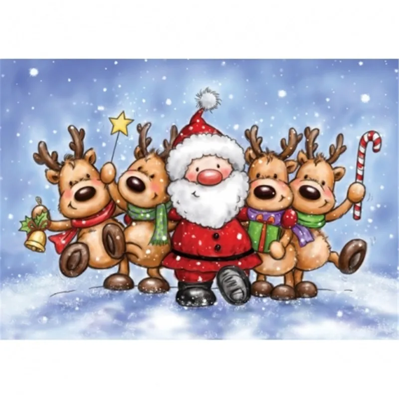 Rubber Silicone Clear Stamps for Scrapbooking Tampons Transparents Seal Background Stamp Card Making Santa Claus deer