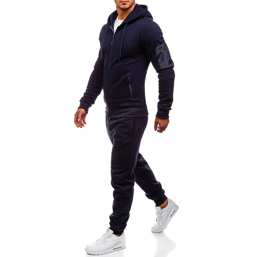 ZOGAA Men Sets two piece Hoodies Sweatshirts Tops and Pants men track suit 2018 Casual Solid 2 piece set Sweat suit male clothes ZOGAA Men Sets two piece Hoodies Sweatshirts Tops and Pants men track suit 2018 Casual Solid 2 piece set Sweat suit male clothes