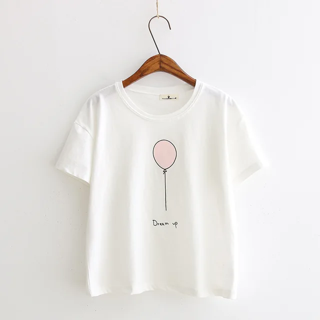 2018 Summer Kawaii Pink T-Shirts Women Harajuku Female T-Shirt Tops K-pop Tees For Ladies Cotton High Quality Slim Fit T Shirt 1