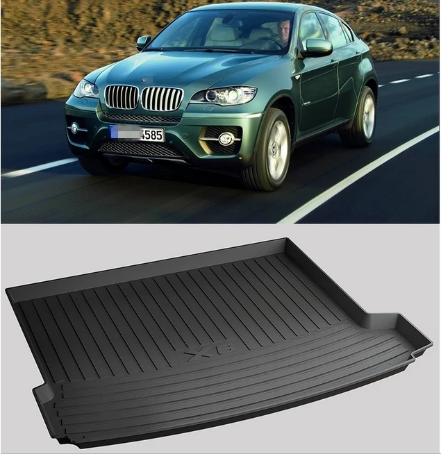 High quality! Special trunk mats for BMW X6 F16 2016 2014 waterproof