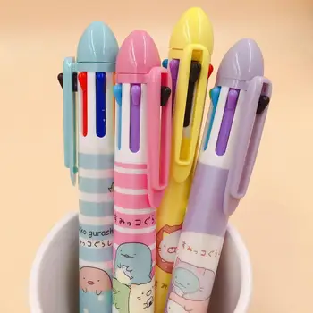 

1 PCS Sumikko Gurashi 7 Colors Ballpoint Pen Cartoon animal ball pen School Office writing Supplies Stationery Gift