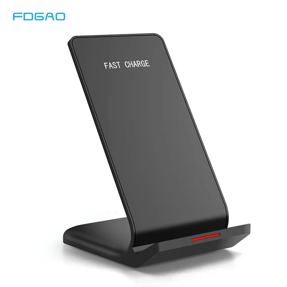 

FDGAO Quick Charge 3.0 Qi Wireless Charger Stand For iPhone X XS Max XR 8 Plus USB 10W Fast Charging for Samsung S8 S9 Note 9 8