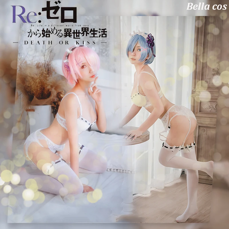 Re: Life in different world от zore Ram/Rem косплей костюм сексуальный бюстгальтер нижнее белье бикини костюм костюмы на Хэллоуин аниме одежда cos