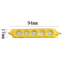 5730 впрыска светодиодный модуль с GoPro Hero 5 светодиодов/Piece160 угол DC12V водонепроницаемый теплый/холодный белый/красный/зеленый 2,5 W SMD5630