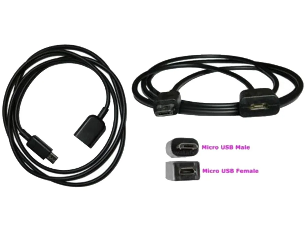 100cm Extra Long Micro USB Male to Micro USB Female Extension Extender