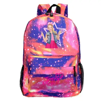 

Kids Jojo Siwa Backpack Girls School Bag Super Star Schoolbag personalized Book Bags Print mochila Big Capacity Bolsa
