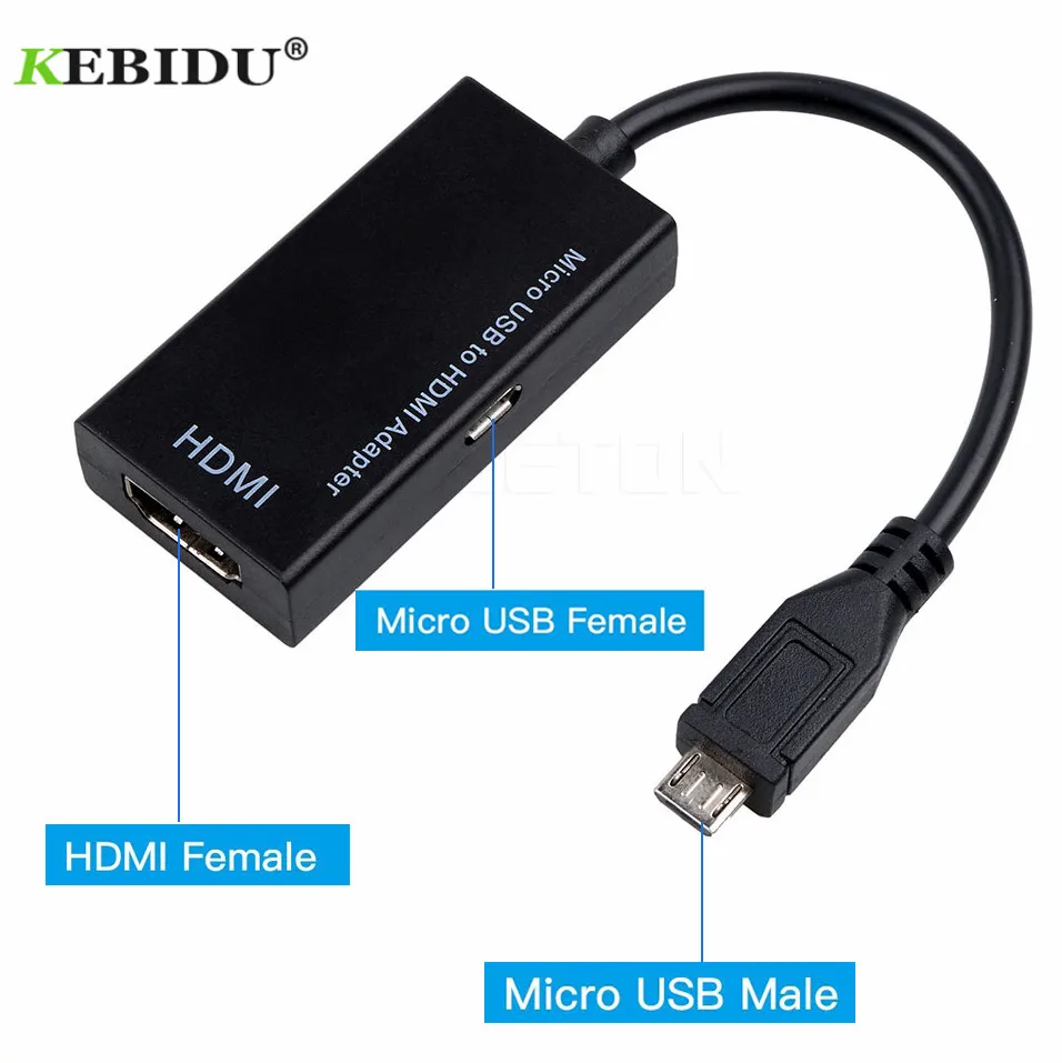Адаптер Micro USB в HDMI HDTV конвертер для Samsung GALAXY NOTE I9220 Galaxy Nexus I9250 HTC G17 G18|usb to hdmi|usb hdmi