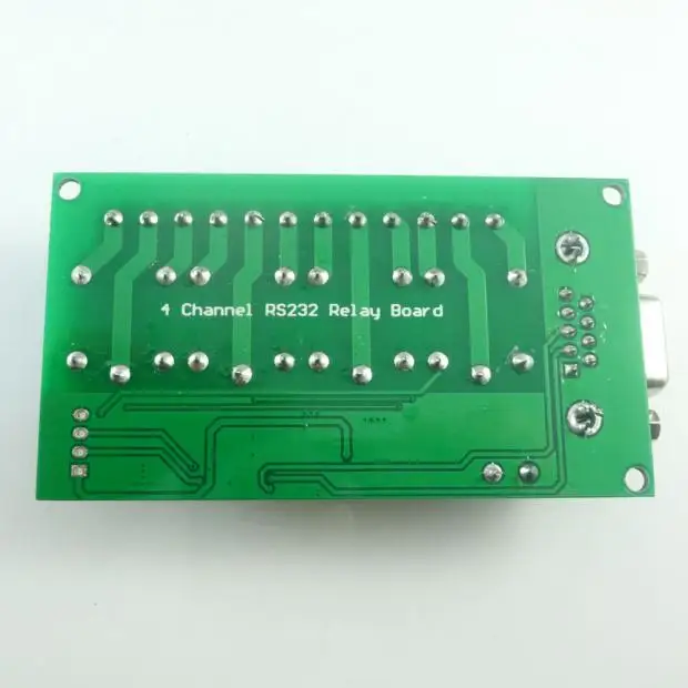 Релейная плата 12 В постоянного тока 4 канала RS232 USB UART DB9 пульт дистанционного