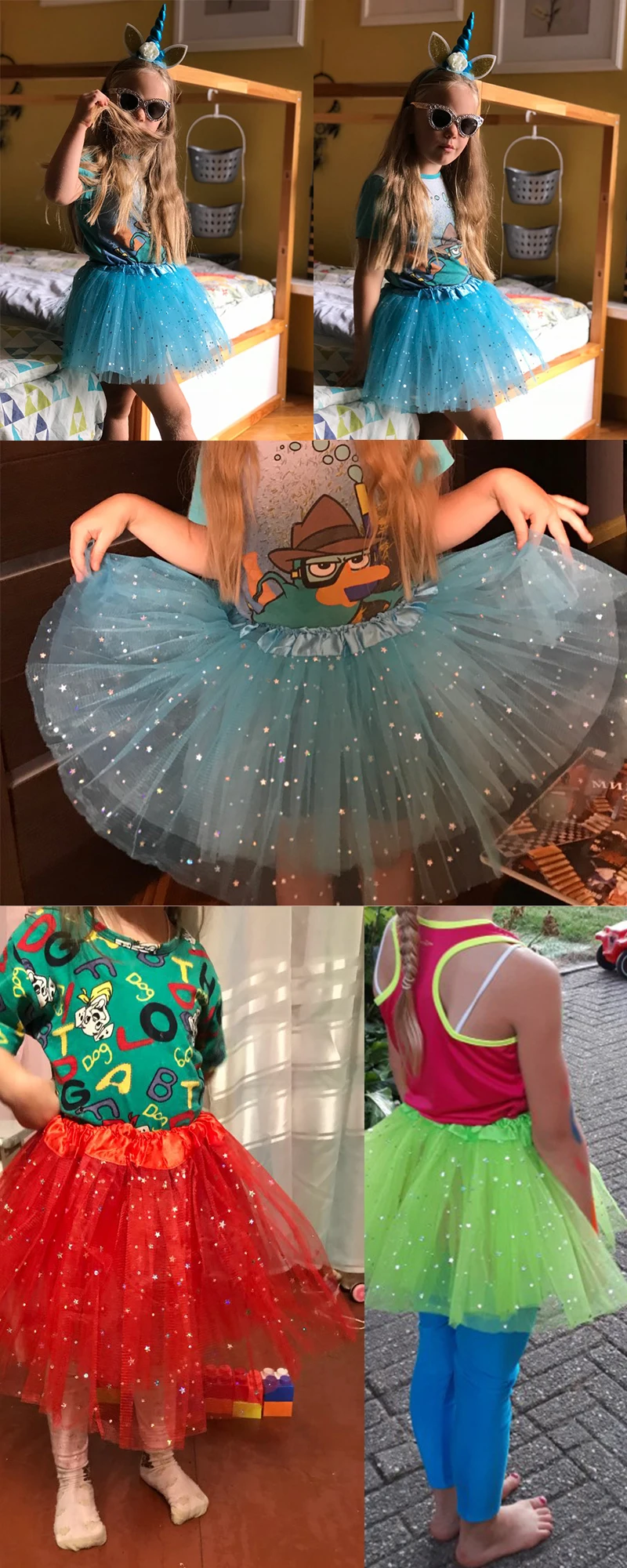 От 0 до 8 лет Детская блестящая розовая юбка-пачка для маленьких девочек Детская Праздничная юбка-пачка из тюля для девочек Детские Балетные танцевальные сетчатые юбки